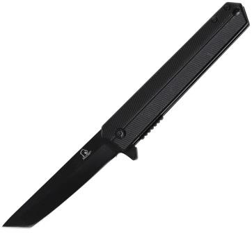 FLNKS1315BK Falcon Linerlock Pocket Knife Spring Assisted Opening Black
