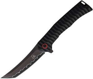 FLNKS2420BK Falcon Linerlock Pocket Knife Spring Assisted Opening Black