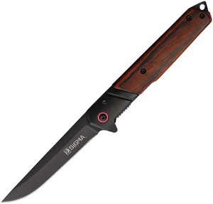 FLNKSB113BWD Falcon Linerlock Pocket Knife Wood