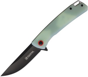 FLNKSB5001GN Falcon Linerlock Pocket Knife Jade