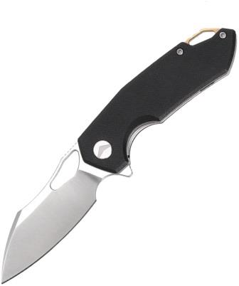 FMR23003CPA FerraMonster Glideman Linerlock Pocket Knife Micarta Black