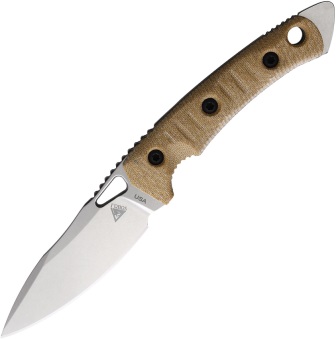 FOB054 Fobos Cacula Fixed Blade Knife Natural/Black