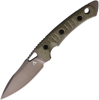 FOB057 Fobos Cacula Fixed Blade Knife OD Green/Black