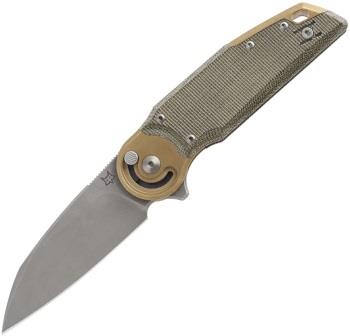 FOX556B4 FOX Metamorphosis Radius Lock Pocket Knife Micarta