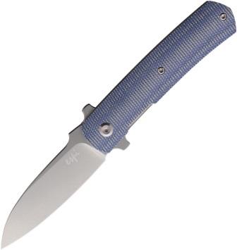 FRDMKHES1BL Max Ulys Linerlock Pocket Knife Blue Micarta