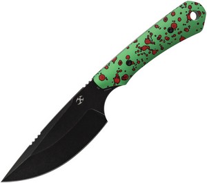 G006A7 Kansept Flank Fixed Blade Knife Zombie Blood