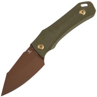 Tenable Loki Fixed Blade Knife Olive G10 - G1058A3