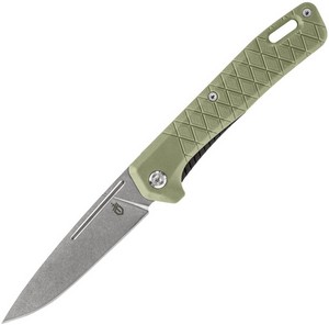 G1067531 Gerber Zilch Linerlock Pocket Knife Lichen Green