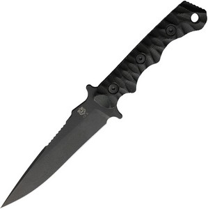 GCKGBTBK Gahagan Customs GBT Fixed Blade Knife Black