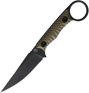 GCKNMSOD Gahagan Customs Nemesis Fixed Blade Knife OD Green