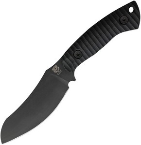 GCKWFHBK Gahagan Customs Wolfhound Fixed Blade Knife Black