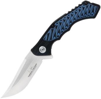 GH5125 Gil Hibben Whirlwind Linerlock Pocket Knife Blue G10