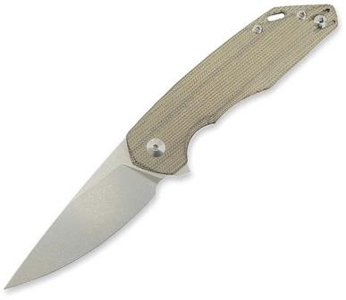 GM10869 GiantMouse ACE Corta Linerlock Pocket Knife Green Micarta