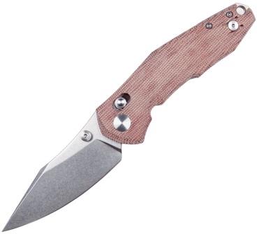 GM10913 GiantMouse ACE Nazca Crossbar Lock Pocket Knife Micarta