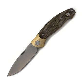 GM12580 GiantMouse ACE Farley V2 Slip Joint Pocket Knife Green