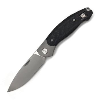 GM12597 GiantMouse ACE Farley V2 Slip Joint Pocket Knife Carbon Fiber