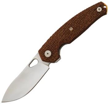 GM12986 GiantMouse Ace Jagt Linerlock Pocket Knife Burlap