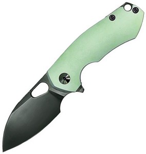 GM13327 GiantMouse Riv Framelock Pocket Knife Mint Titanium