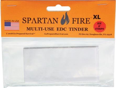GOP679 Go Prepared Survival Spartan Fire XL EDC Tinder