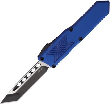 Guardian Tactical Automatic Pocket Knife GTX025 OTF Tanto Blue - GT124221BL