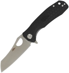 Honey Badger Medium Wharncleaver Linerlock Pocket Knife Black - HB1541