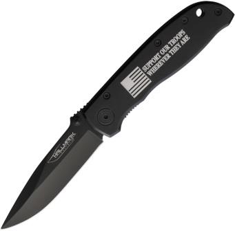 Hallmark Support Our Troops Linerlock Pocket Knife - HM0005TR