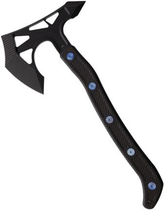 HOB033B Hoback Knives Ps2 Axe DLC/Blue Accents