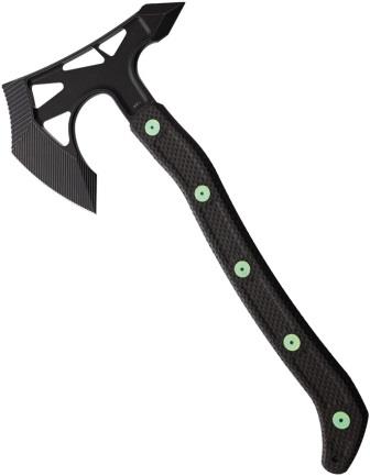 HOB033G Hoback Knives Ps2 Axe DLC/Green Accents