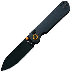 HXOZD120SC HX Outdoors Hyla Button Lock Pocket Knife Black