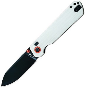 HXOZD120SD HX Outdoors Hyla Button Lock Pocket Knife White