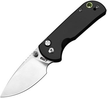 J1934BK CJRB Button Lock Pocket Knife Black Aluminium AR RPM9