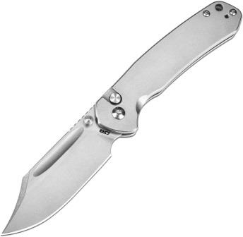 J1942ST CJRB Bowie Pyrite Button Lock Pocket Knife SW