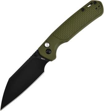 J1945BGN CJRB Pyrite-Light Button Lock Pocket Knife AR-RPM9 FRN