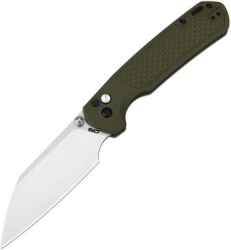 CJRB Large Pyrite Light Button Lock Pocket Knife - J1945LGN