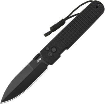 J1951BBK CJRB Locust Button Lock Pocket Knife Black G10