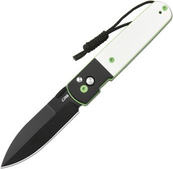 J1951BBW CJRB Locust Button Lock Pocket Knife White
