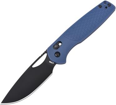 J1952BBU CJRB Acacia Crossbar Lock Pocket Knife Blue