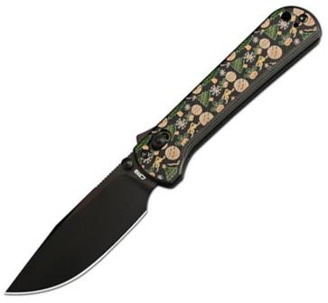 J1960MBBK CJRB Bolt Recoil Lock Pocket Knife Black