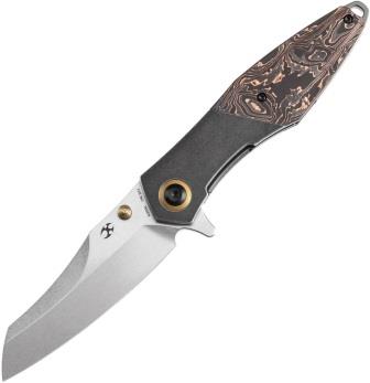 K1053A1 Kansept Mistaken Framelock Pocket Knife Copper