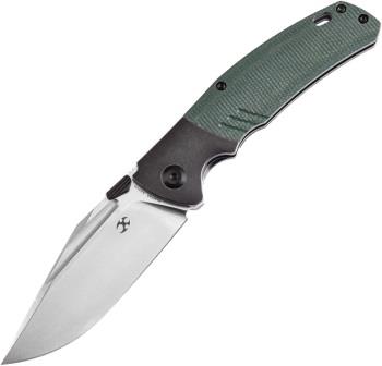 K1057A2 Kansept Hinterland Framelock Pocket Knife Green