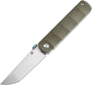 K1064A1 Kansept BTF Linerlock Pocket Knife Green G10