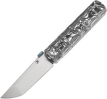 K1064A3 Kansept BTF Linerlock Pocket Knife Nebula Carbon Fiber