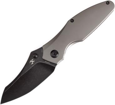 K1074A6 Kansept Baba Yaga Framelock Pocket Knife Bronze Anodized Titanium