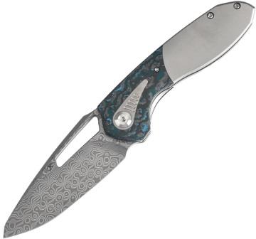 Kansept Thoth Bolster Lock Storm Carbon Fiber Framelock Pocket Knife - K1075A2