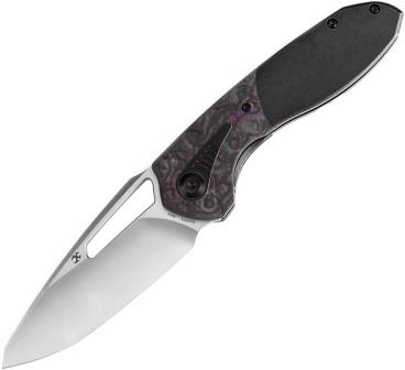 K1075T1 Kansept Thoth Bolster Lock Purple Haze Framelock Pocket Knife