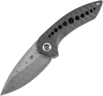 Kansept ODD 21 Framelock Pocket Knife Flame - K1077A5