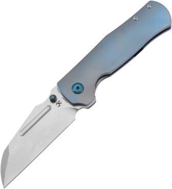 K1082A5 Kansept Dreadnaught Framelock Pocket Knife Blue