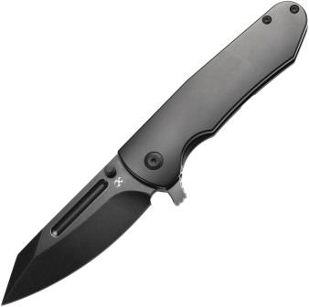 Kansept Superhawk Framelock Pocket Knife Black Anodized Titanium - K1084A1