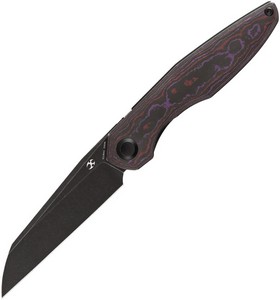 K1136A3 Kansept Halide Linerlock Pocket Knife Purple Carbon Fiber