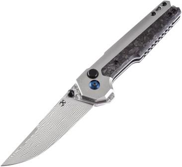 K2009A3 Kansept EDC Tac Linerlock Pocket Knife Damascus